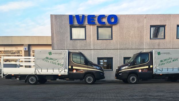 Støjsvage hybridbiler fra IVECO henter storskrald i hjertet af Aarhus