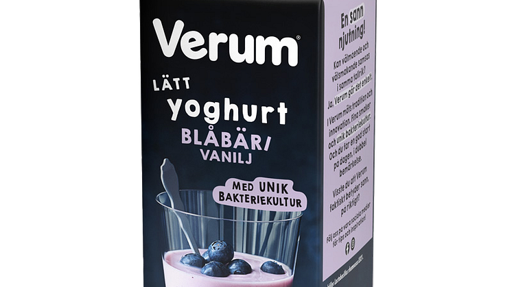 Verum lättyoghurt blåbär/vanilj
