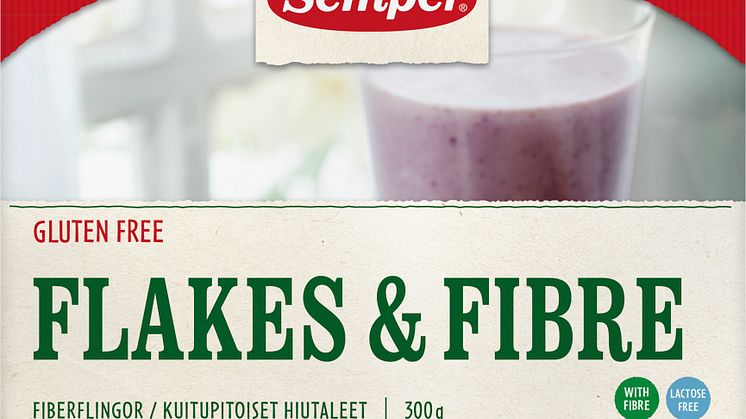 Glutenfria flingor Flakes & Fibre