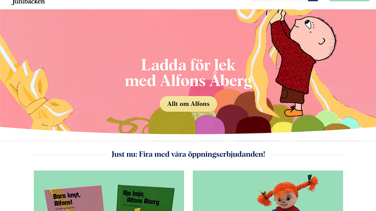 Junibacken ökar tillgängligheten – öppnar digital barnbokhandel