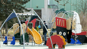 Barn påverkar lekplatsbygge