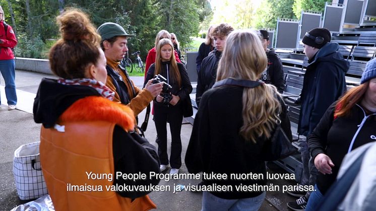 Oululaiset nuoret saivat oppeja luovaan itseilmaisuun ja valokuvaamiseen Canonin tukemana