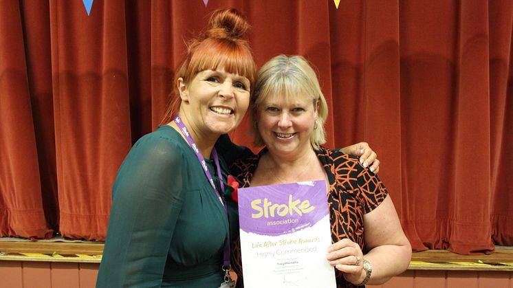 Suffolk stroke survivor receives regional recognition