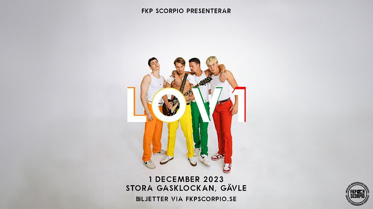 Humorfenomenet LOV1 kommer till Gävle – spelar i Stora Gasklockan 1 december