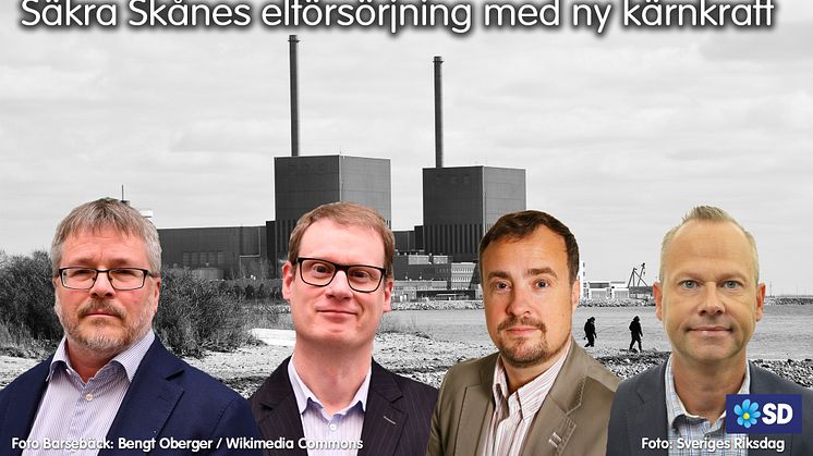 Säkra Skånes elförsörjning med ny kärnkraft