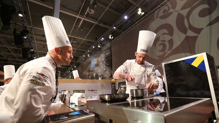 Alexander Sjögren och Coach Jonas Lundgren - Bocuse d´Or Europe 2016
