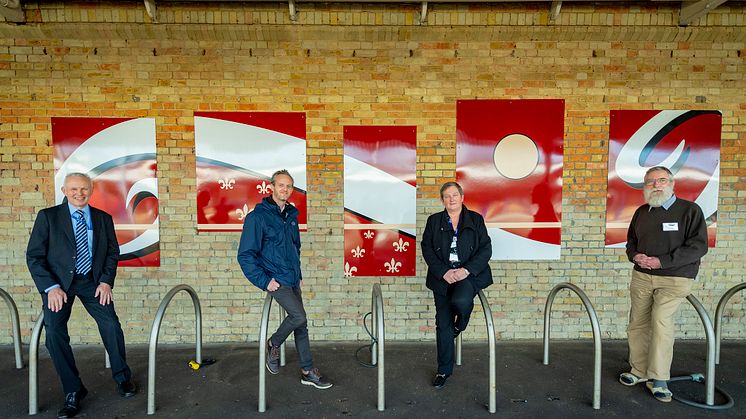 Station artwork commemorates Lynn's Campbell's soup factory