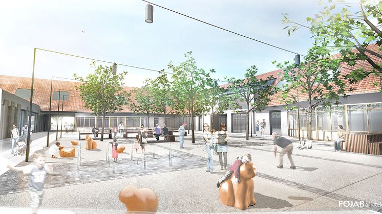 ​Forsen sköter projektledningen av Lilla Torg i Vellinge Centrum
