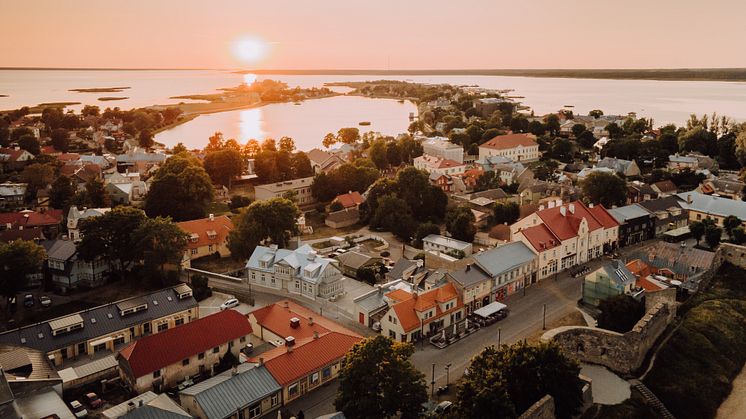 Solnedgång i Haapsalu