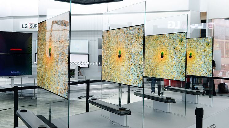 LG revolutionerer tv-industrien med det supertynde OLED W7 
