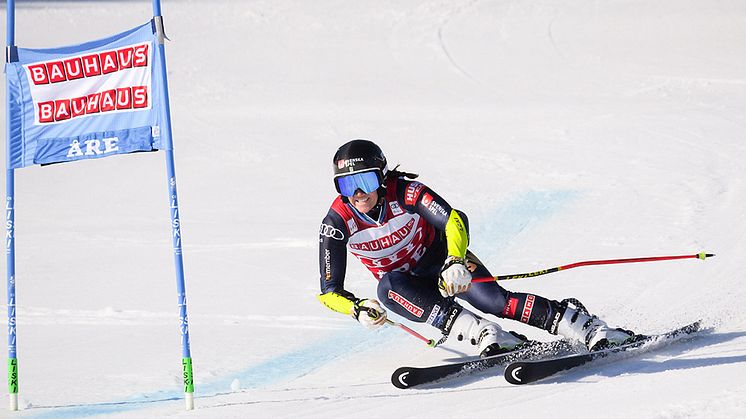 På måndagen kom beskedet att Sara Hector tävlar i världscupsfinalerna i Frankrike till veckan. Foto: Ski Team Sweden Alpine