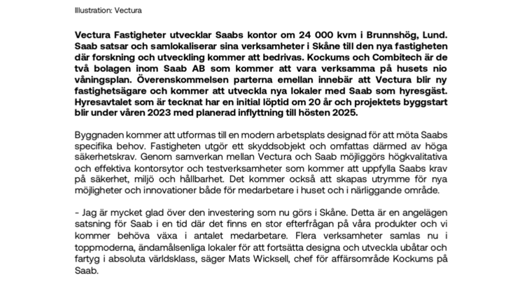 Vectura utvecklar Saabs nya kontor för forskning och innovation i Lund.pdf