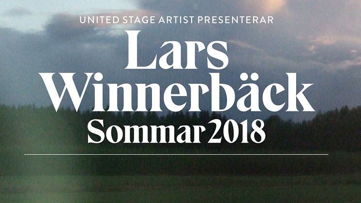 Lars Winnerbäck på sommarturné