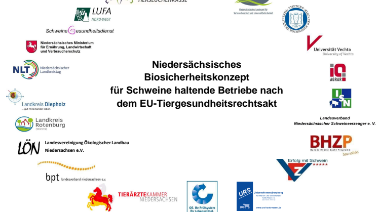 Leitfaden „Biosicherheit in schweinehaltenden Betrieben nach dem Tiergesundheitsrechtsakt der EU“