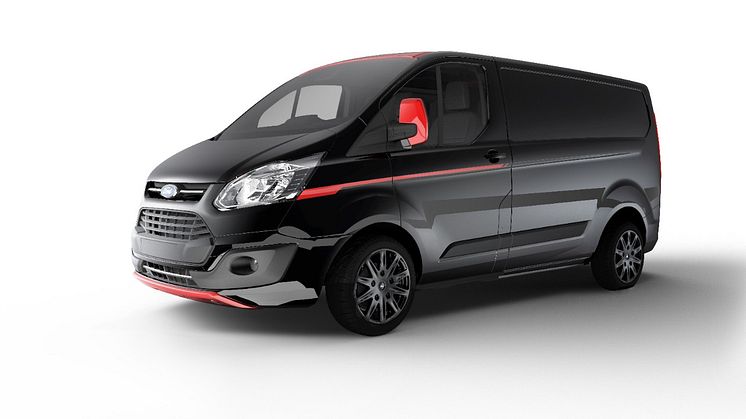 Ford esittelee Transit Custom Black Editionin sekä uusia Sport-erikoismalleja