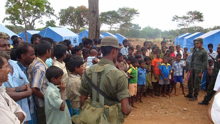 SOS-Barnbyar i Sri Lanka - bild 1 från flyktingläger i norra delarna av landet