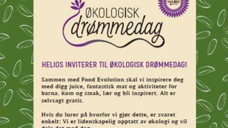 Helios inviterer til økologisk drømmedag!