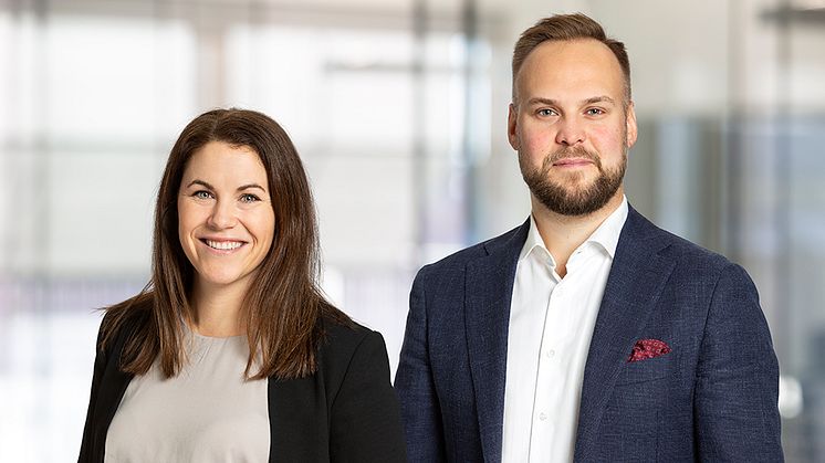 Josefina Larsson Jarbring och Magnus Sandberg. Foto: Peter Bartholdsson