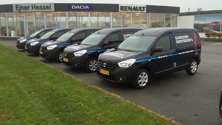 Dacia indtager Vendsyssel - 20 Dacia Dokker Van solgt til en kunde