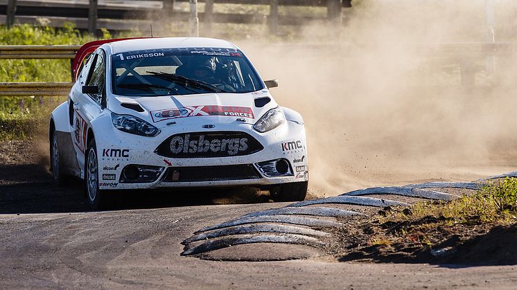 Kevin Eriksson RallyX Nordic, åkbild