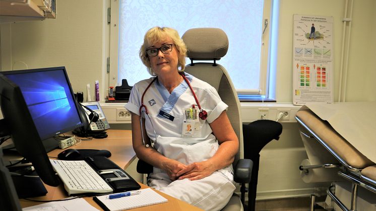 Lena Bordeianu, distriktsläkare på Tegs Hälsocentral