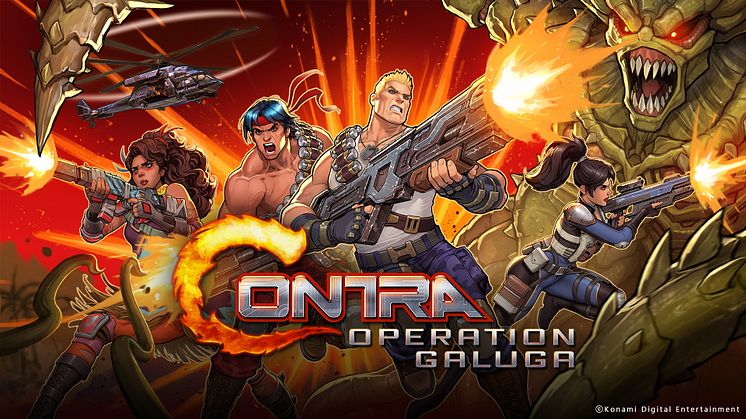 LOCK AND RELOAD; CONTRA: OPERATION GALUGA REIGNITES THE CLASSIC RUN’N’GUN ACTION SERIES!