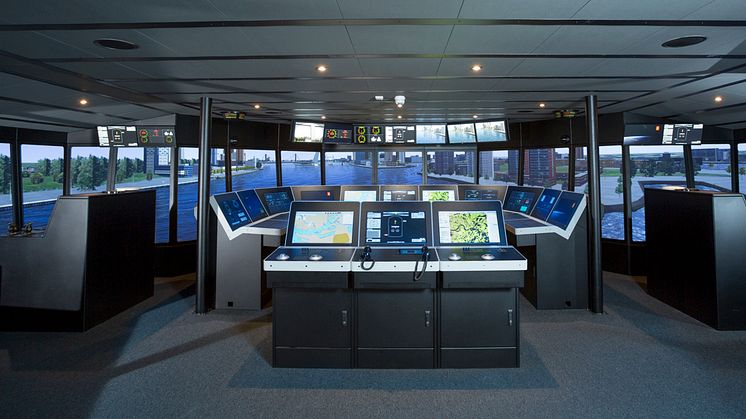 The K-Sim Navigation class A ship’s bridge simulator installed at Simwave is now fully operational 24/7 