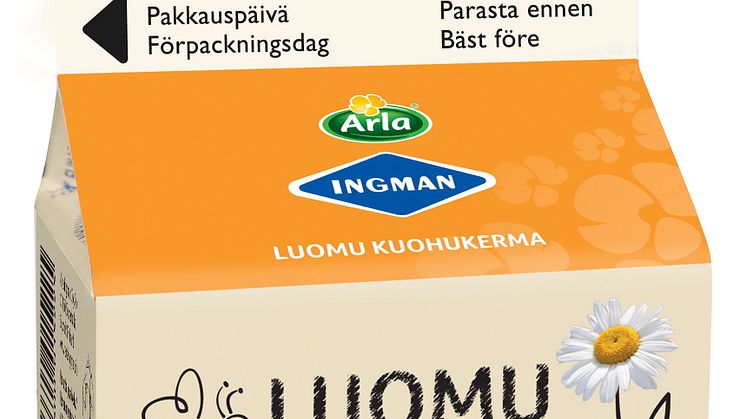 Arla Ingmanilta uusia maistuvia luomutuotteita