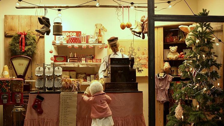 Barnens och kulturens julmarknad i trästaden Säter