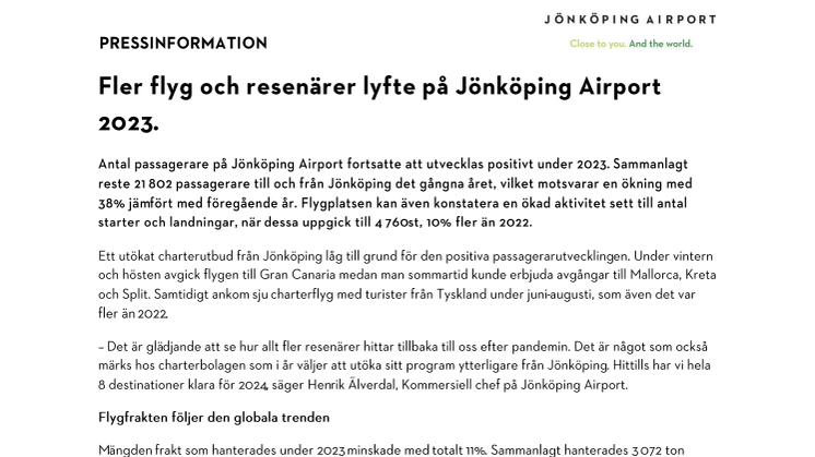 Fler flyg och resenärer lyfte på Jönköping Airport 2023.doc.pdf