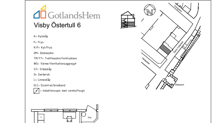 Östertull fyra rum och kök 40 kvm