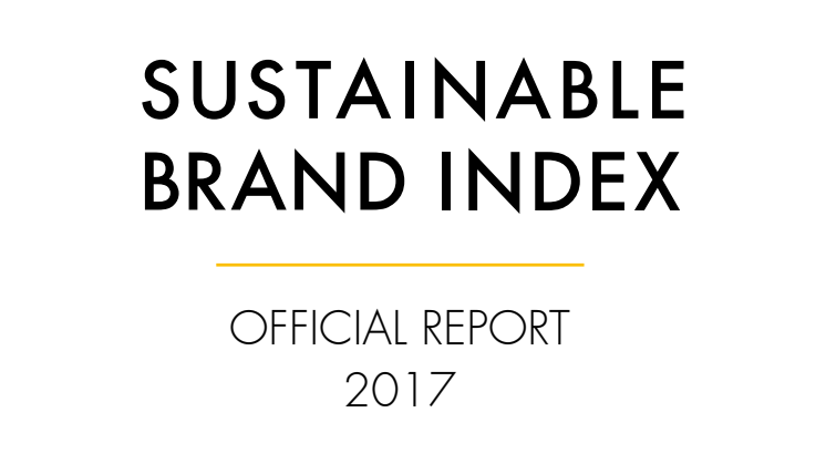 Officiell Rapport Finland - Sustainable Brand Index 2017