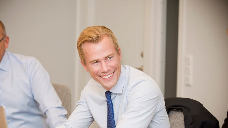 Christian Claesson, Regionchef Öst och utvecklingsansvarig för affärsområde Handel på Lundbergs. 