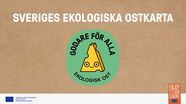 Uppland sticker ut på Sveriges första ekologiska ostkarta
