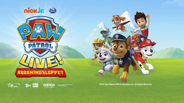 PAW Patrol Live till Malmö Arena i februari! 