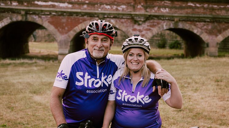 Sarah and her father Robin will take on a 100 mile cycle challenge for the Stroke Association.