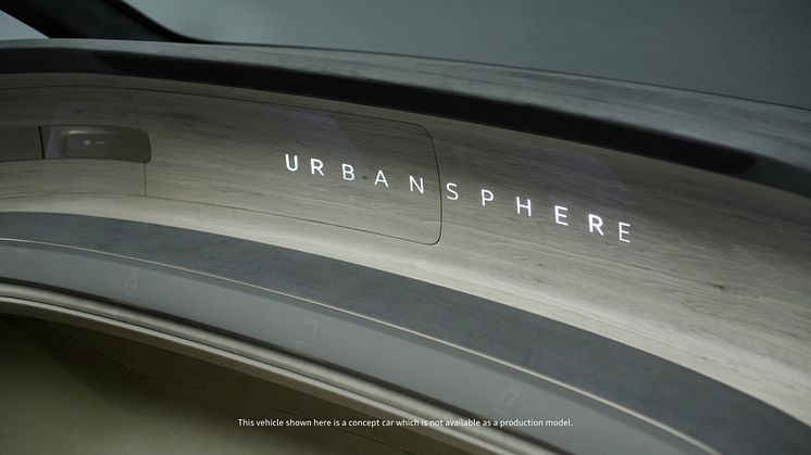 Audi urbansphere concept  - Reveal
