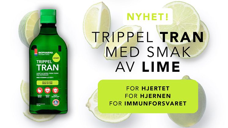 NYHET: Tran med smak av lime