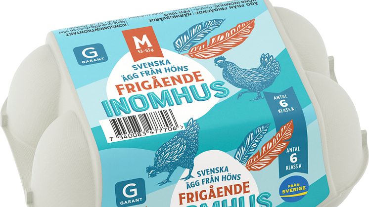 Garant ägg frigående inomhus XL 6-pack