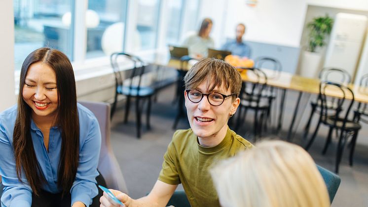 Studenter på Nackademin