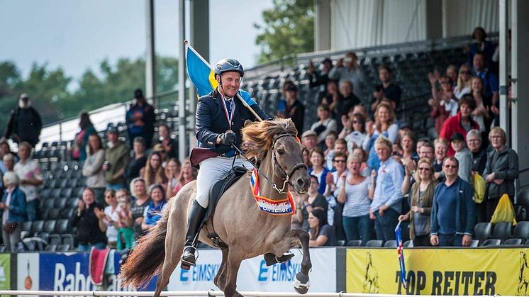 Flerfaldiga världsmästaren Magnús Skúlason bjuder in till clinic på Jönköping Horse Show