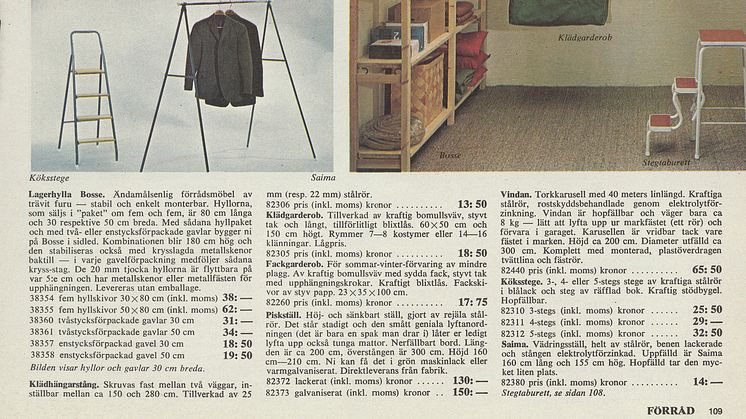 BOSSE: IKEA katalogside 1970 - i kataloget for første gang