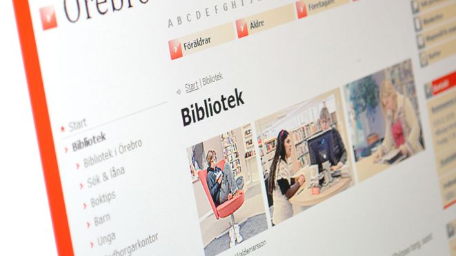 Seniorsurf och start för IT-guidning på Haga bibliotek, Örebro