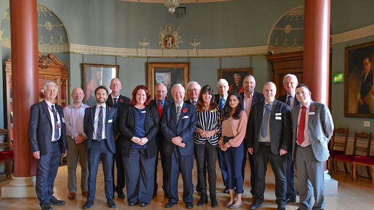 Partners at the launch of the Worcestershire Community Rail Partnership