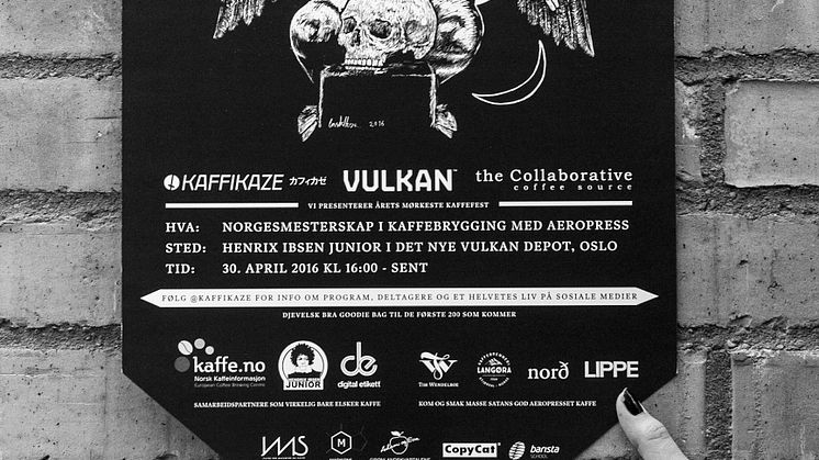 NM i Aeropress avholdes i Oslo 30. april