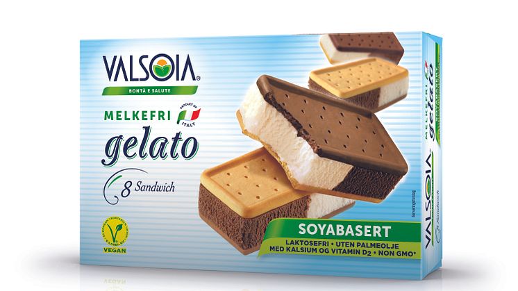  Valsoia Sandwich – ny herlig 100 % vegansk is!