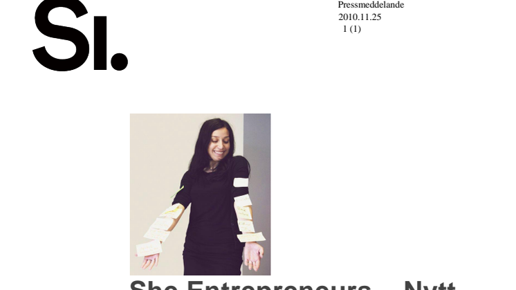 She Entrepreneurs – Nytt program för kvinnor från Mellanöstern & Nordafrika