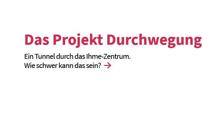 Neue Website zur Durchwegung: „Ihme-Zentrum pfadfinder“