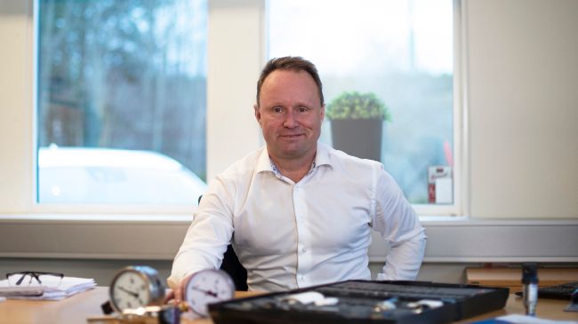 Magnus Ahlgren, affärsområdeschef Tryck & Flöde summerar året med WIKA.