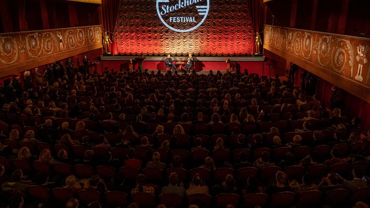 Face2Face med Sam Mendes på Skandia 2022. Foto: Stockholms filmfestival
